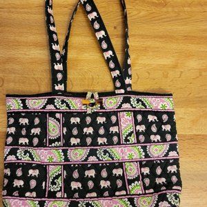 Vera Bradley Elephant Tote Bag